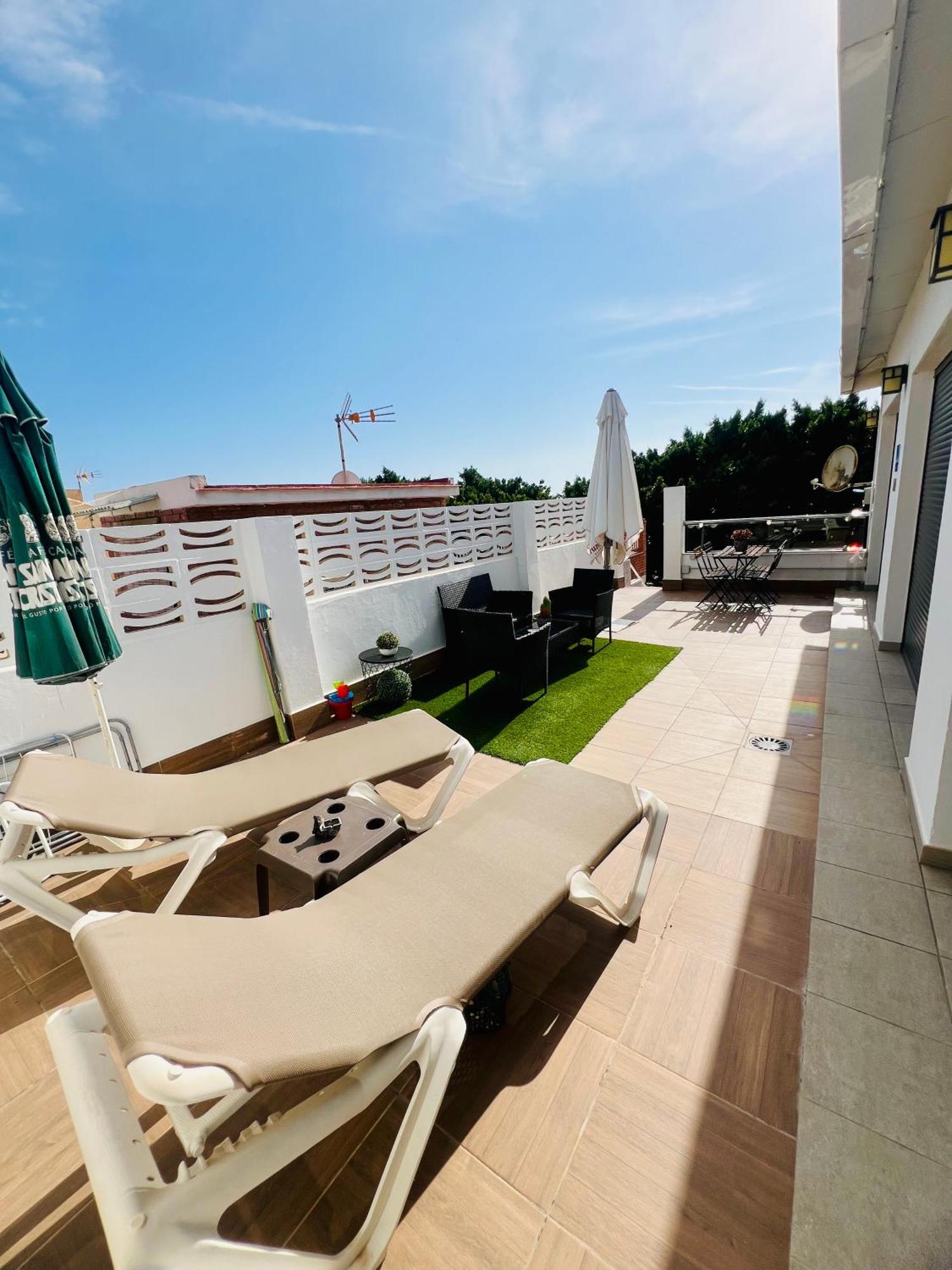 Casa Carmen Atico Primera Linea De Playa Malaga Exterior photo